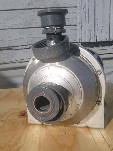 Used Pump, Centrif., 1.5 HP, 316L S/st, 1" x 1-1/4"-6, Gould #S743664