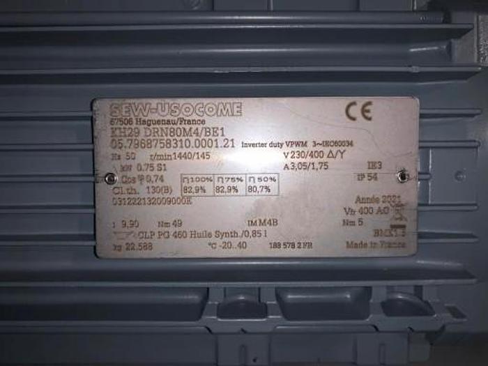 GEARMOTOR SEW EURODRIVE KH 29 DRN80M4/BE1