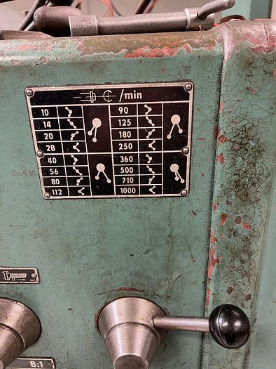 Used BRUGT DREJEBÆNK FABRIKAT TOS, MODEL SN71B