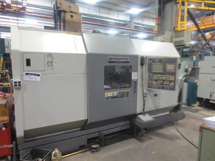 Used HYUNDAI-KIA SKT250TTSY TWIN TURRET, CNC LATHE