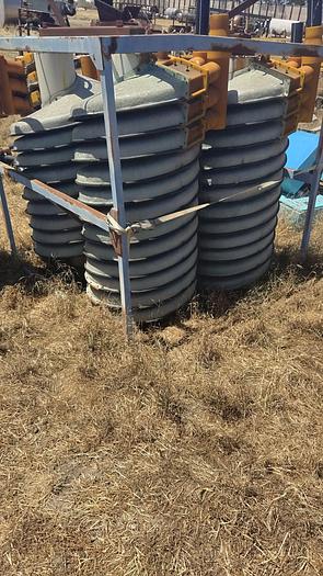 Used Concentrator, Krebs Spiral, Mdl GPX3/4, FRP, (4) Spirals #S740703