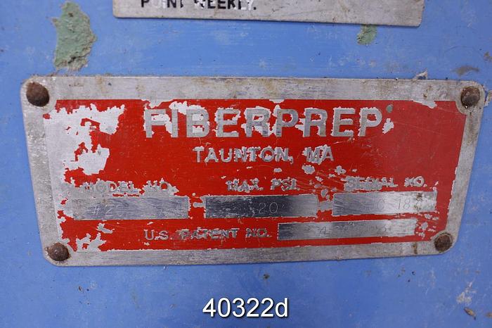 Used Fiberprep Model 2 Continuous Scavenger #40322