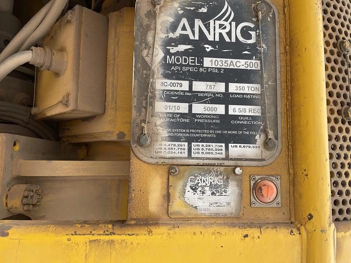 Used 2010 Canrig 1035AC-500