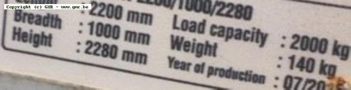 2020 GMI Transport Rack