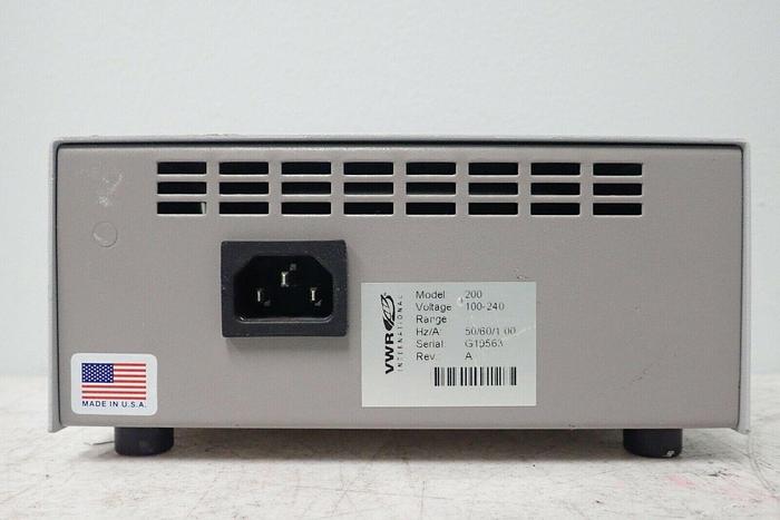 Used VWR Model 200 AccuPower Power Supply