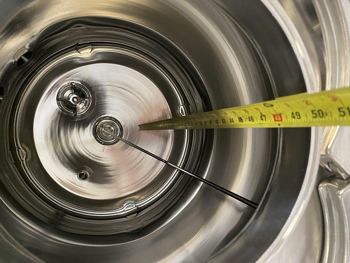 Used Feldmeier 600 Liter Stainless Steel 60 PSI Jacketed Vessel w/ Bottom Agitator