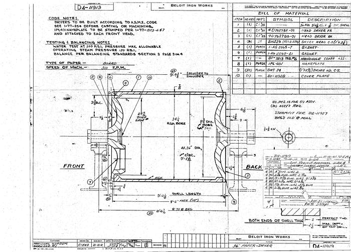 Used PAPER MACHINE COMPLETE #21023
