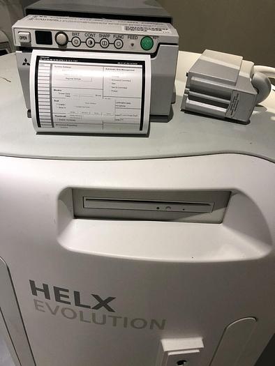 Gebraucht Siemens Acuson S1000 Ultraschallgerät mit Konvex-Sonde und Mitsubishi P95 Drucker