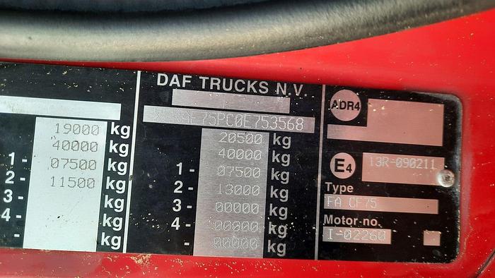 Gebruikt 2007 DAF FA CF-75
