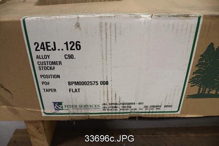 Unused Beloit DD4000 Refiner Complete Plate Set, 24" Disc #33696