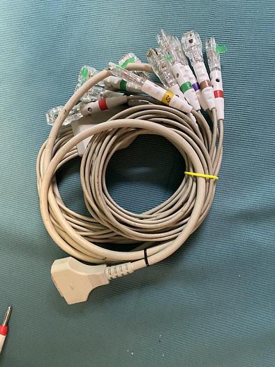 Gebraucht GE Mac 600 EKG System mit 10 adriges EKG Kabeln