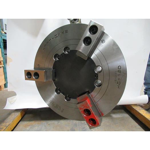 Used 18 IN Samchully HC-18D Standard 3-Jaw Open-Center Chuck