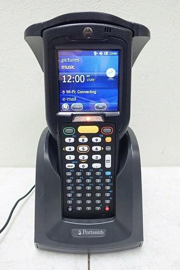 Used Motorola MC319Z-GI4H24E0G RFID Barcode Scanner with Battery, Stylus, Cradle