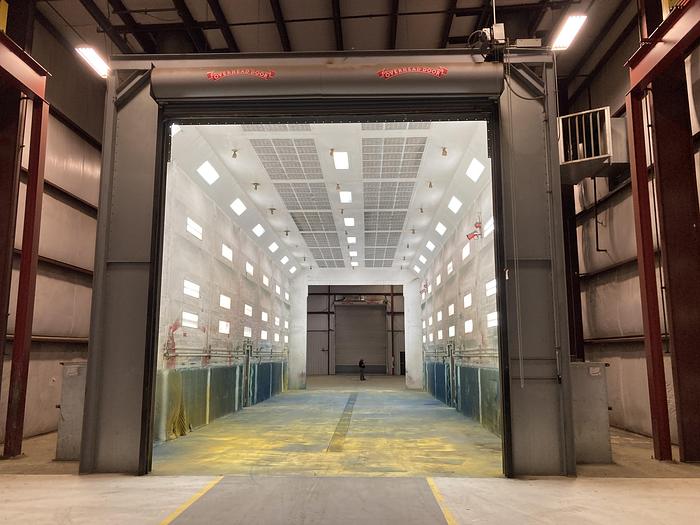 Used Used Production Systems  Inc.  Industrial Large Equipment Paint Booth