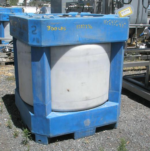 Used Tank, 220 Gallon, Pe, 48" X 30" Deep, FT/FB, Snyder (2) #S737776