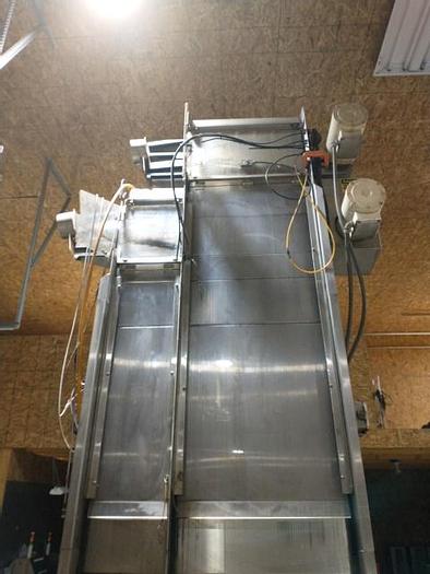 Used Dual Belt Cap Elevator/Sorter