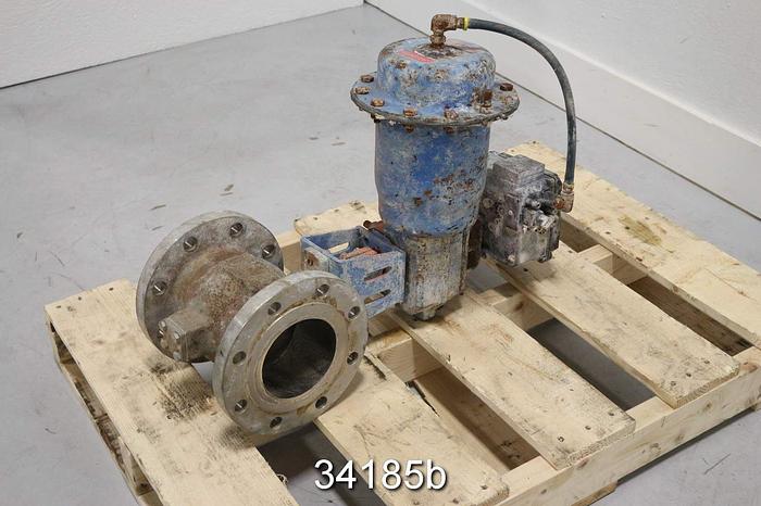 Used Neles Jamesbury R23CBOCCJDV 4" V-Ball Control Valve #34185