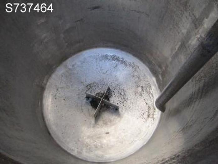 Used Tank, 650 Gallon, S/st, 4' x 87", No Nameplate #S737464