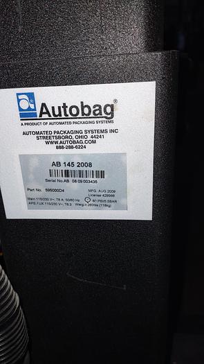 Used Autobag H 145 Bagger with HMI