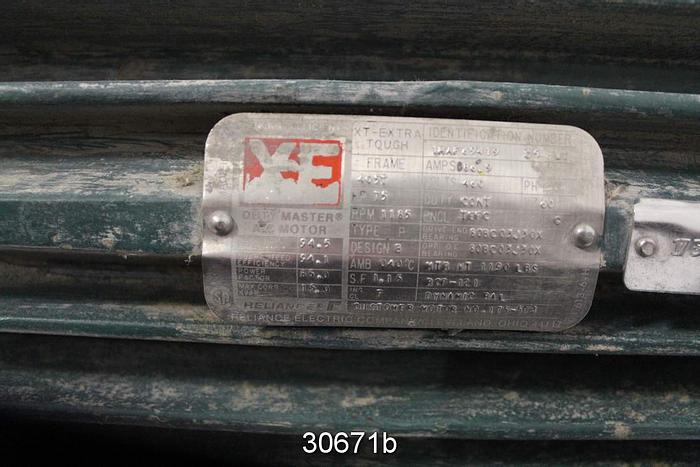 Used Reliance 1MAF69419 75 hp AC-Motor, #30671