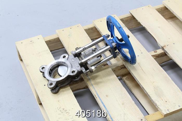Used TL Industries 3" Hand Operated Knife Gate Valve #40518