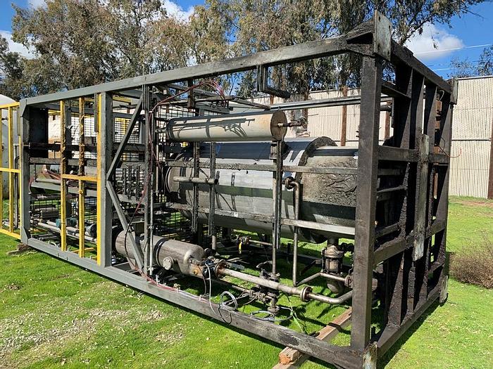 Used Column, 42" x 7' + 18" x 13', S/st, SRS Engineering, #S743631