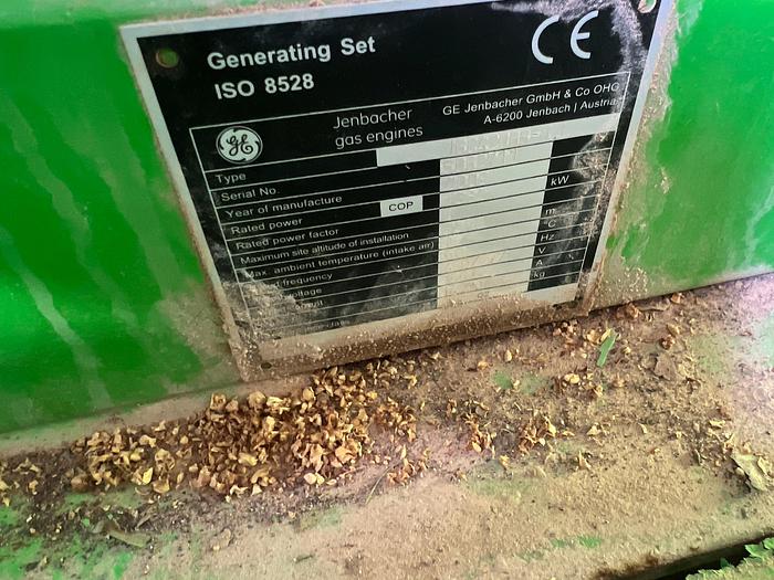 Used 2008 GE Jenbacher JGC420 GS-A85