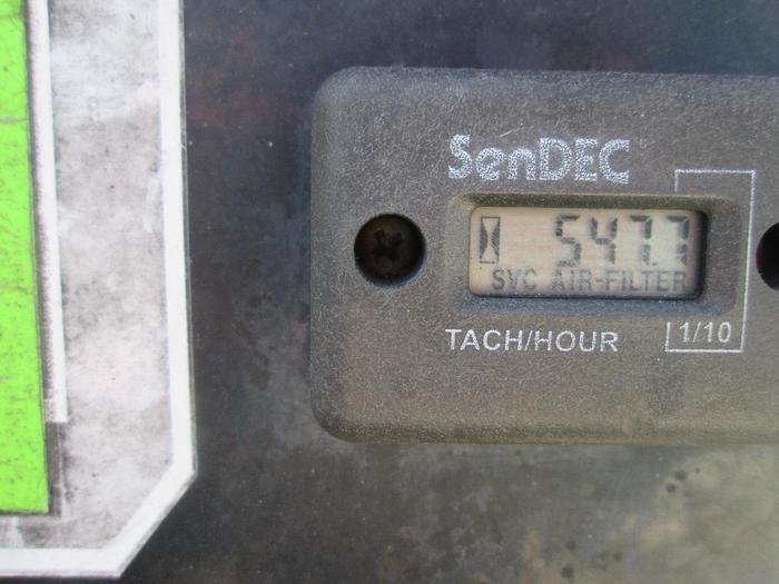 Used Barreto model 912 walk behind trencher and trailer