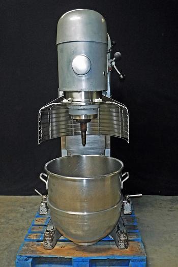 Used USED HOBART® 140-QUART MIXER WITH BOWL GUARD, MODEL V-1401
