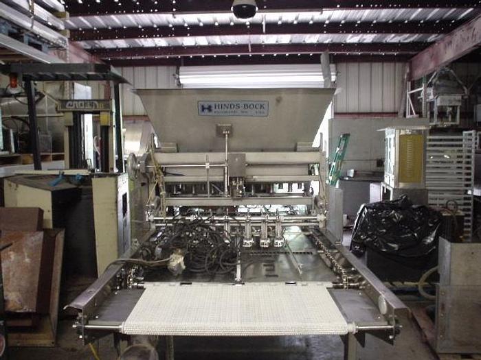 Used USED HINDS-BOCK MULTI-LANE MUFFIN BATTER DEPOSITING LINE