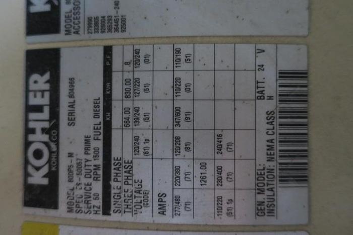 D'occasion 2002 MTU KVA: 830