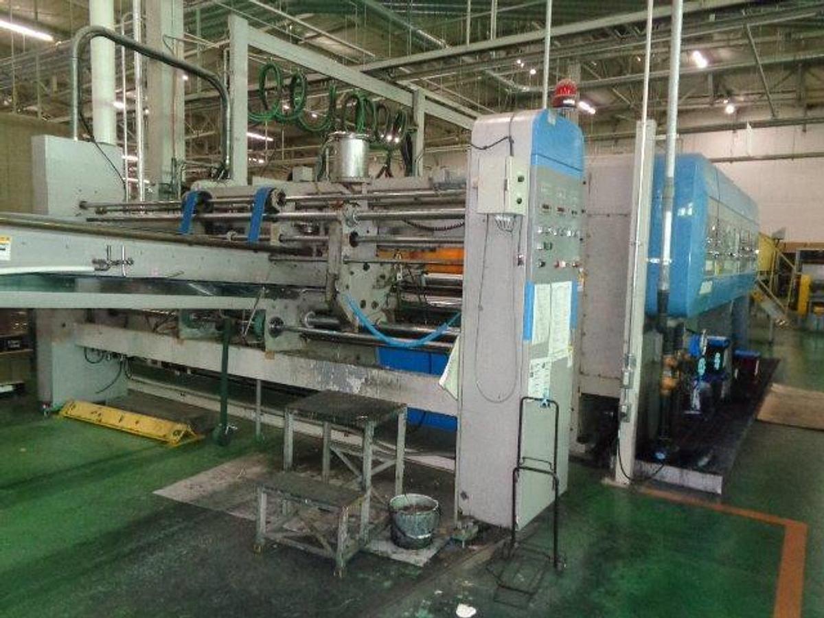 Used 61" x 143" Isowa Jumbo Flexo Folder Gluer
