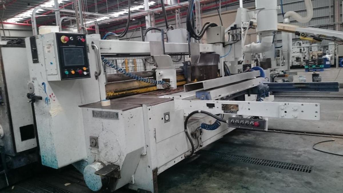 Used 66″ x 115″ Koppers 3 color Rotary Die Cutter