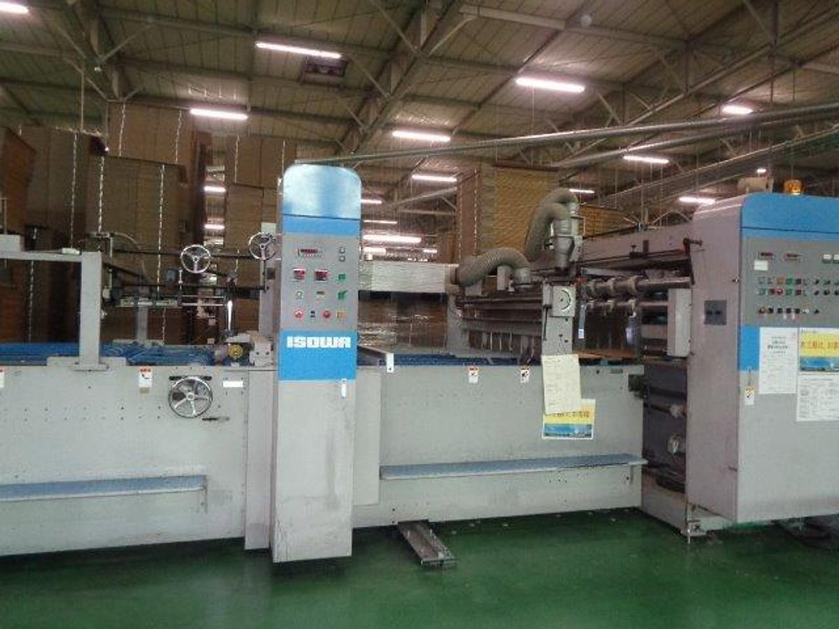 Used 61" x 143" Isowa Jumbo Flexo Folder Gluer