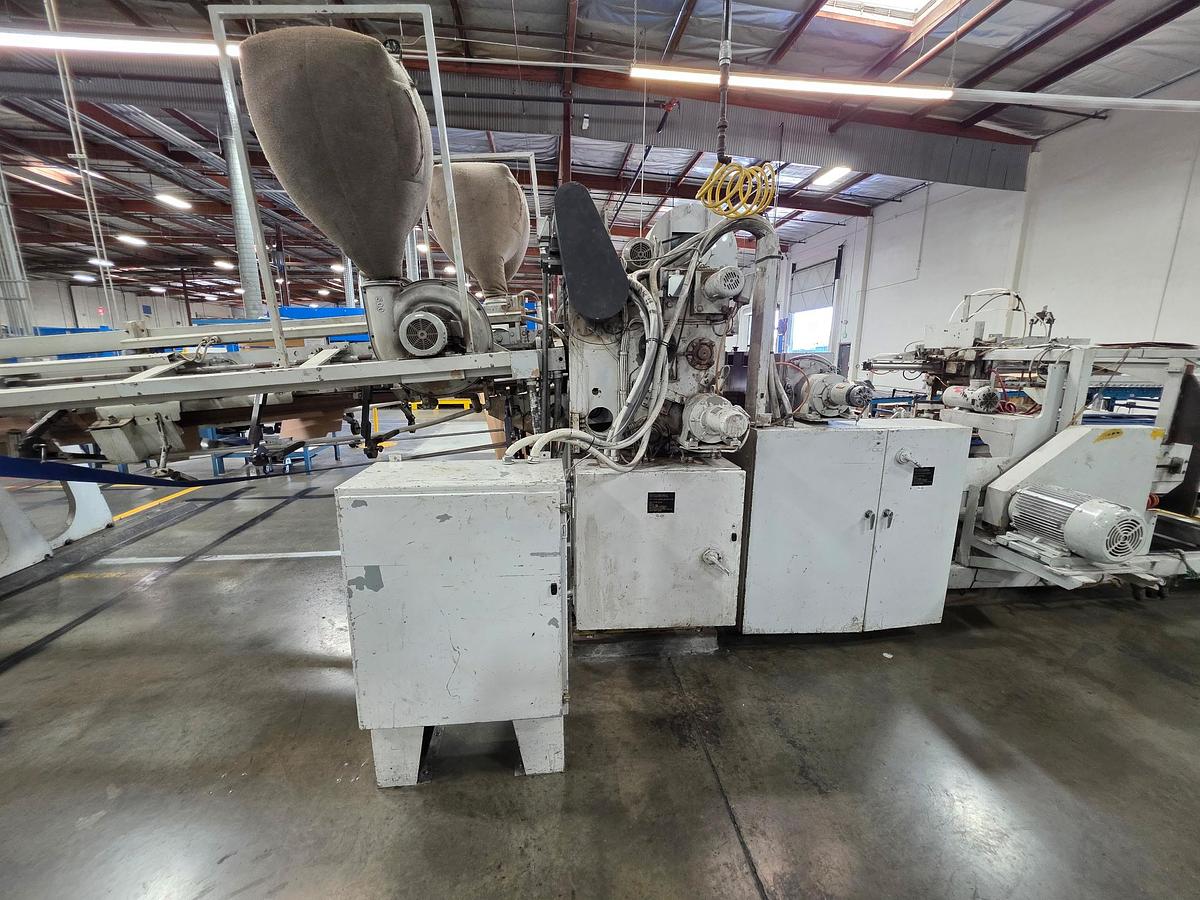 Used 50" x 115" Mitsubishi 2 Color Flexo Folder Gluer