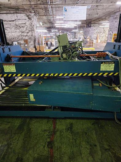 Used Eam Mosca 2 head Strapper Unitizer