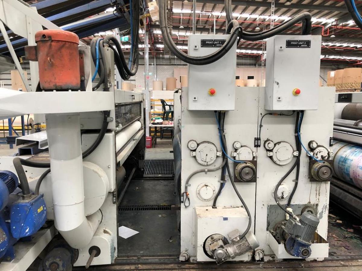 Used 66″ x 115″ Koppers 3 color Rotary Die Cutter