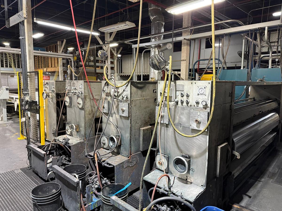 Used 66" x 115" Hycorr 4 color Rotary Die Cutter