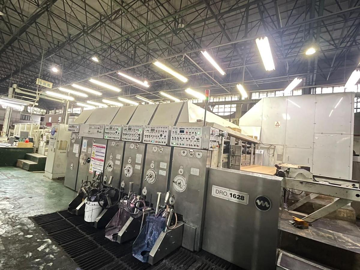 Used 66" x 110" Martin 4 color High Graphics Rotary Die Cutter