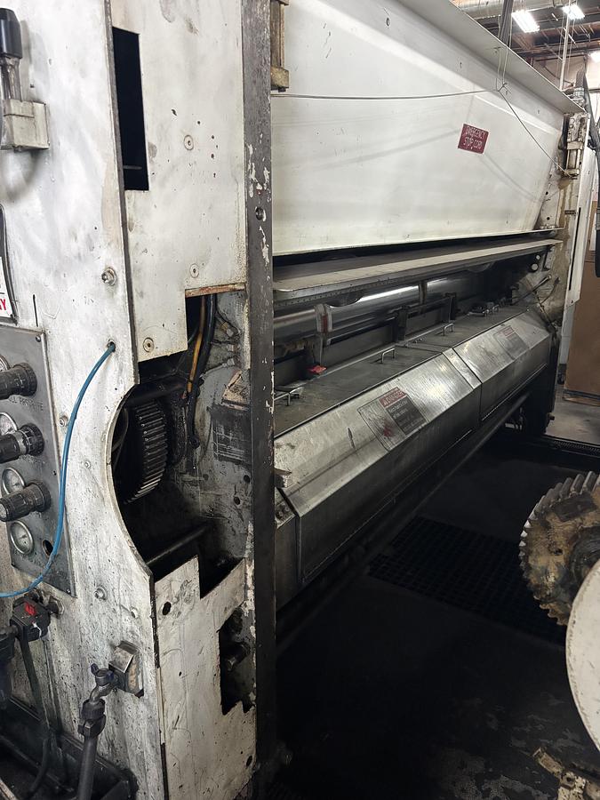 Used 66" x 115" Langston 3 color Rotary Die Cutter