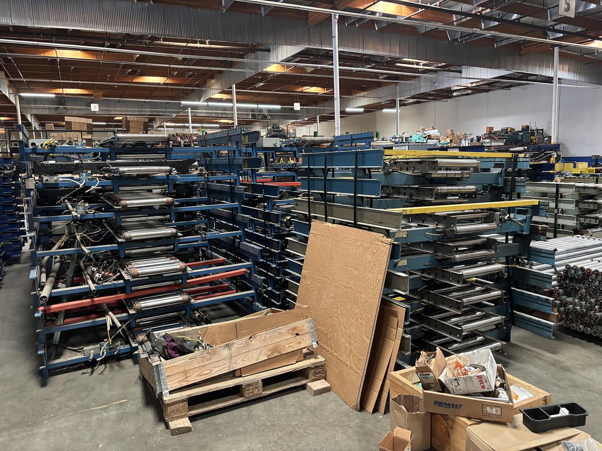 Used 60" powered conveyor in excellent condition