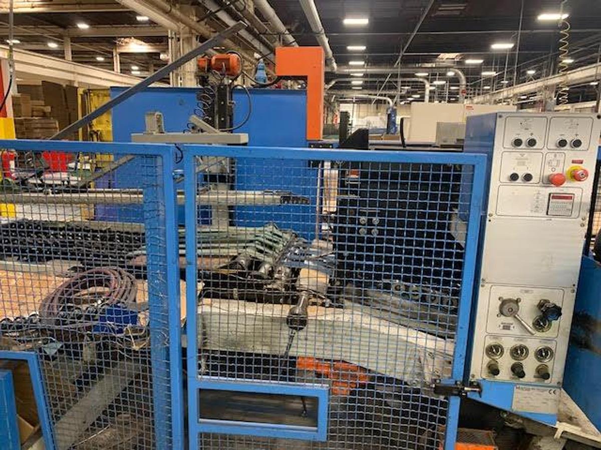 Used 25" x 63" Martin 2 color mini Flexo Folder Gluer