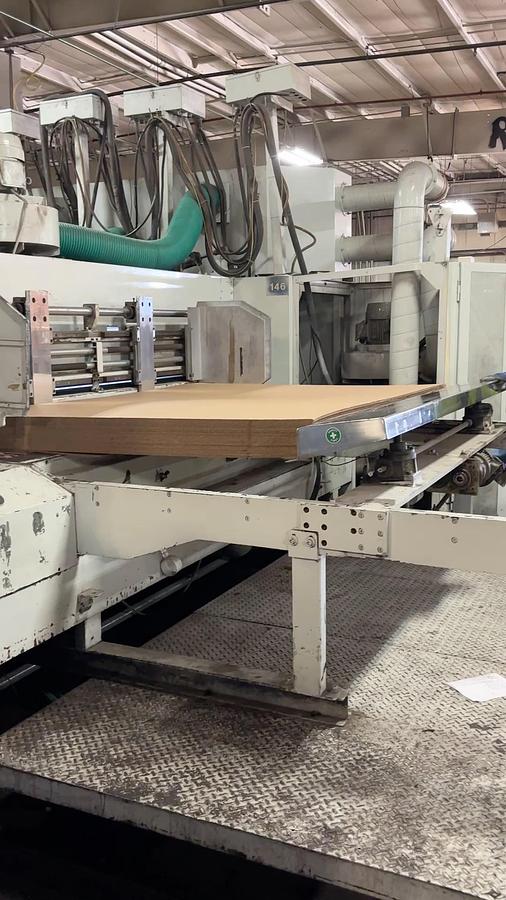 Used 66″ x 126″ Sunrise 4 Color Rotary Die Cutter with Slotting