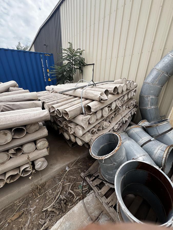 Used Air conveying scrap system with 100's of feet of piping