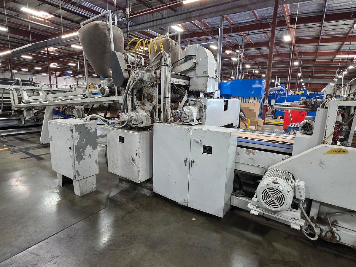 Used 50" x 115" Mitsubishi 2 Color Flexo Folder Gluer