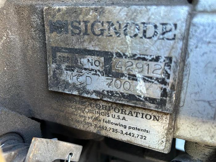 Used Signode 2 head Unitizer, not in operation