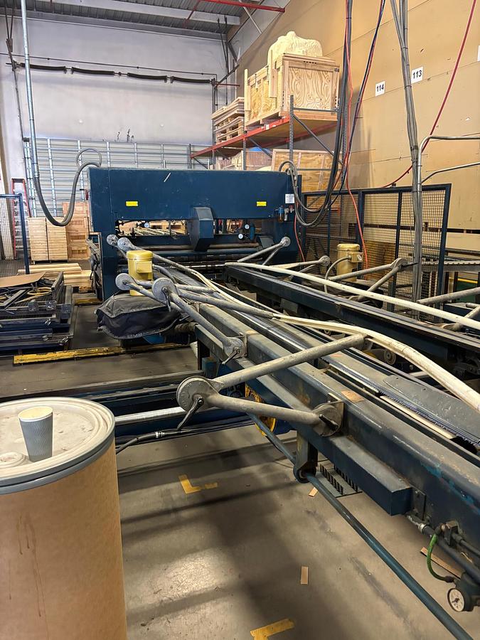 Used 66" x 126" Ward 2 Color Flexo Folder Gluer with DC section