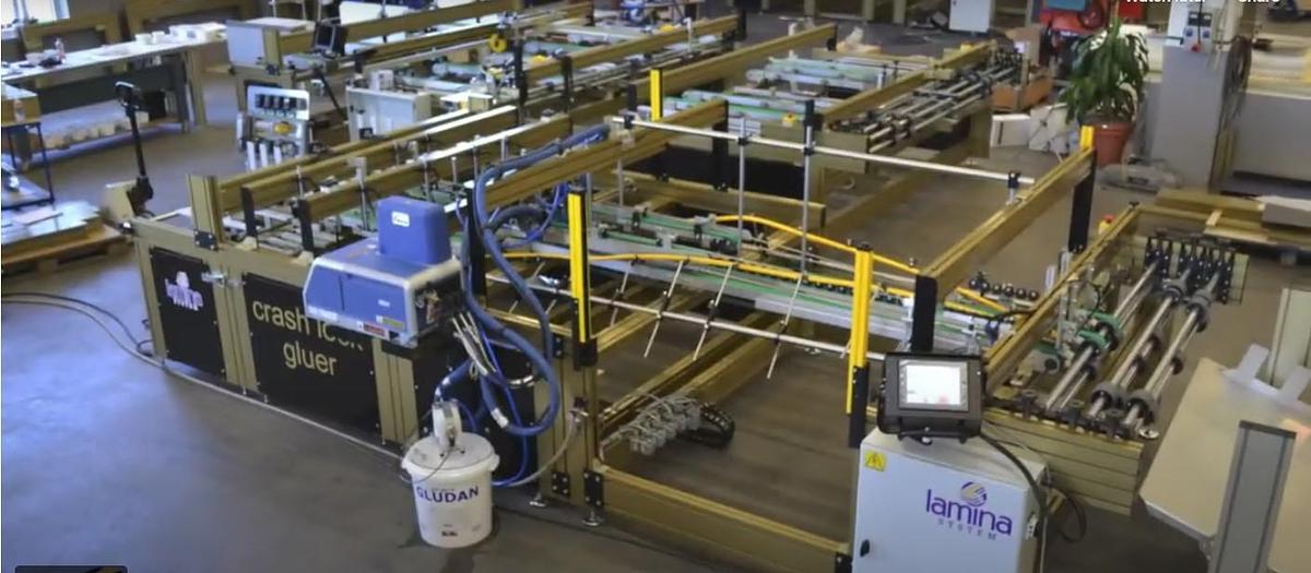 Used Lamina automatic Folder Gluer