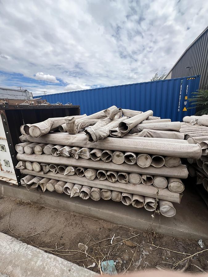 Used Air conveying scrap system with 100's of feet of piping