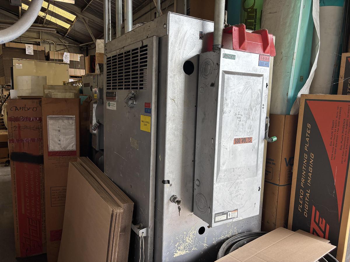 Used 66" x 170" Ward 2 color Flexo Printer Slotter